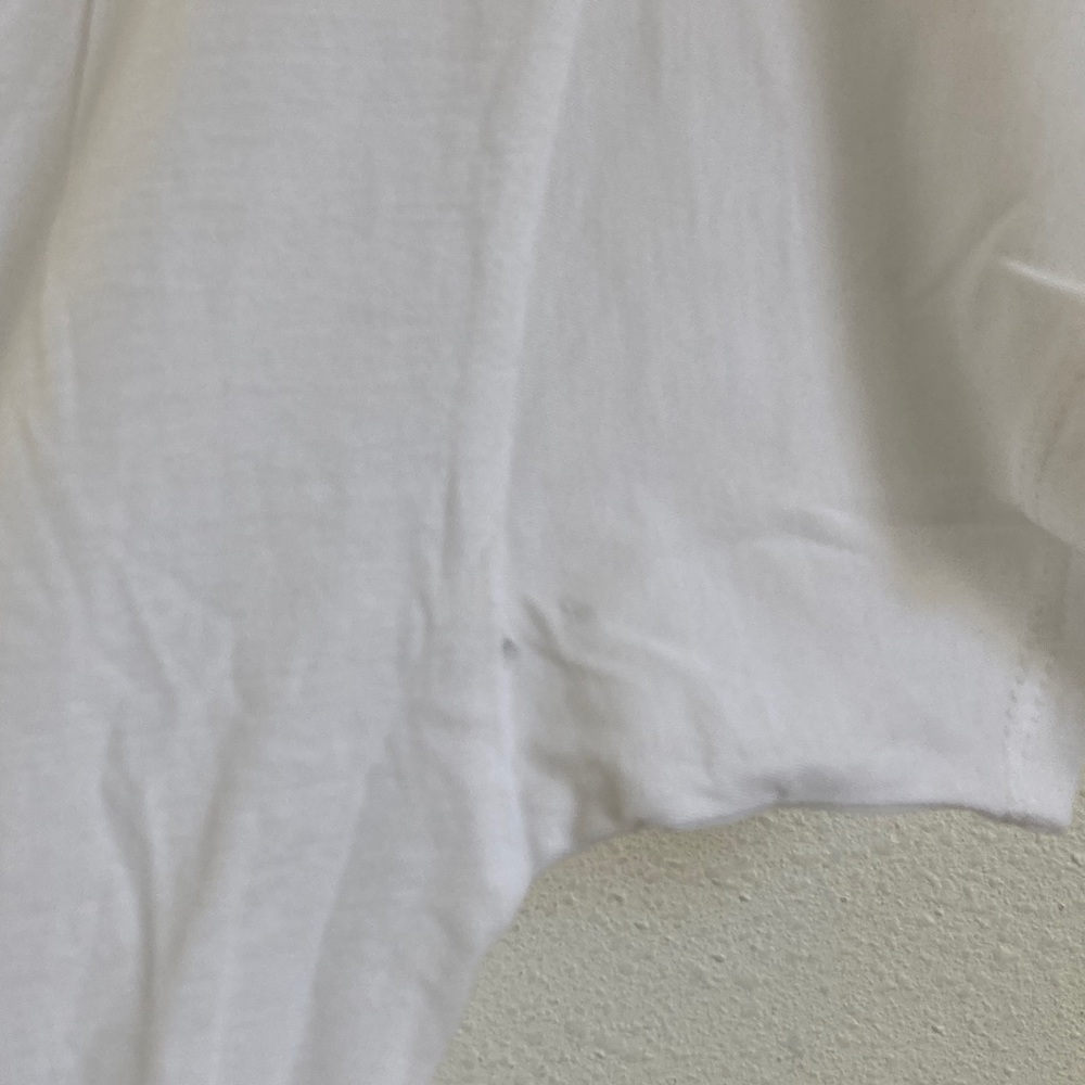 J.‎ Crew Feather jersey cropped T-shirt Small Crisp White Tee - Picture 4 of 10